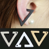 Fashion Elegant Triangle Shaped Ear Clips