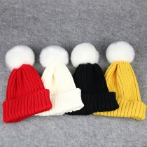 Fashion Candy Solid Color Children Cap Beanies