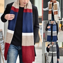 Fashion All-match Mixed Color Unisex Woolen Scarf