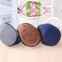 Fashion All-match Solid Color Warm Earmuff For Men