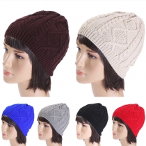 Fashion Casual Solid Color Knit Cap Beanies