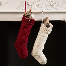 Cute Style Christmas Decorative Socks Knitted Socks