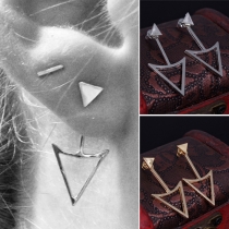 Fashion Triangle Shaped Alloy Stud Earrings