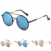 Fashion Metal Round Frame Anti-UV Unisex Sunglasses