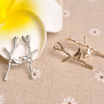 Chic Style Gold/Silver-tone Tree Branch Shaped Stud Earring
