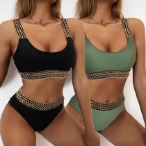 Sexy Wave Printed Bikini Set