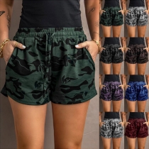 Casual Camflouge Printed Shorts