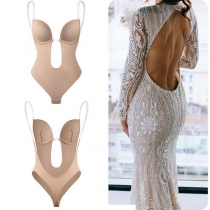 Sexy Push-up Backless Lingerie Bodysuit