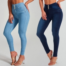Fashion High-Waisted Skinny Jeans