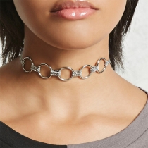 Fashion O-ring Chain Choker