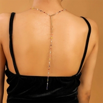 Fashion Colorful Beaded Tassel Body Chain