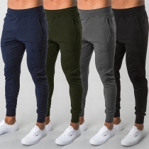 Fashion Solid Color Sport Pants for Men