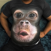 Fashion 3D Chimpanzees Printed Shirt for Men