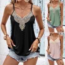 Fashion Jacquard Sleeveless Cami Top
