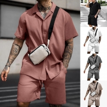 Fashion Two-piece for Men Consist of Shirt and Shorts