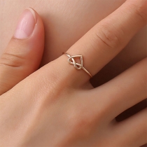 Simple Heart Open Ring