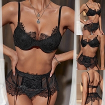 Sexy Push-up Lace Two-piece Lingerie Set