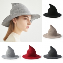 Fashion Solid Color Witch Hat for Halloween