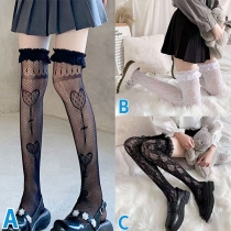 Cute Lolita Lace Over-the-knee Socks