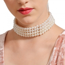 Fashion Pearl Multi-layer Choker