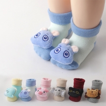 Fashion Cute 3D Cartoon Animal Anti-slip Socks for Baby