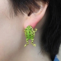 Chic Cartoon Frog Shape Earrings