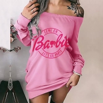 Sexy Off-the-shoulder Long Sleeve Bodycon Dress