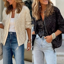 Fashion Bling--bling Sequin Jacket