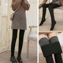 Winter Fleece Lined Leggings for Women - Thick Tights Thermal Pants