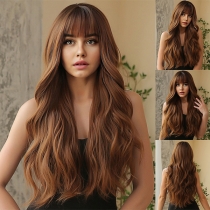 Fashion Full Front Lace Long Wavy Wig