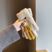 Cute Cartoon Printed Touch Screen Gloves