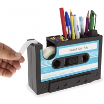 Creative Magnetic Tape Shape Pen Holder and Tape Cutting