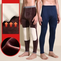 Comfy Men's Warm Lined Insulated Knee Padding Thermal Pants