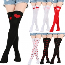 Fashion Heart Printed Socks