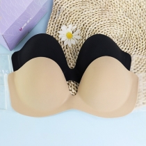 Comfy Solid Color Strapless Invisible Bra
