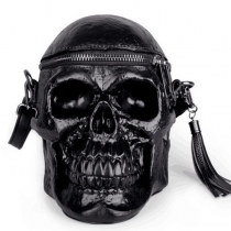 Punk Style Unisex Skull Shaped Crossbody Shoulder Bag