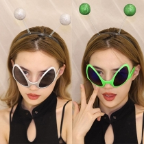 Cute Alien Funny Exaggerated Sunglasses for Trendy and Hilarious Fashion - Decorative Sunglasses