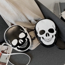 Punk Style Skull Shape Artificial Leather PU Shoulder Bag