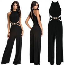 Sexy Hollow Out Off-shoulder High Waist Jumpsuits