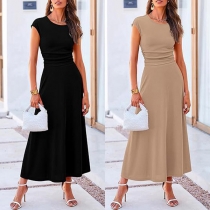 Fashion Two-piece Set Consist of Crop Shirt and High-rise Skirt