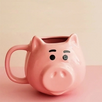 Cute 3D Pig Shape Pink Cups-perfect Gift Idea