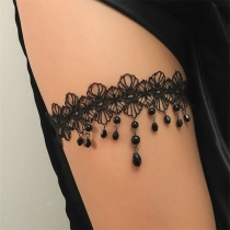 Vintage Beaded Tassel Lace Choker/Arm Chain/Leg Chain