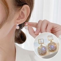 Fashion Bling-bling Rhinestones Earrings