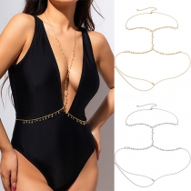 Fashion Rhinestone Body Chain