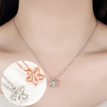 Fashion Floral Pendant Necklace