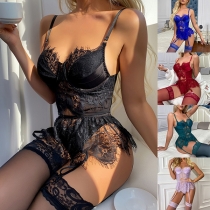 Sexy Lace Three-piece Lingerie Set