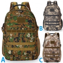 Fashion Camouflage Printed Large Capacity Hiking Backpack Outdoor  Bag