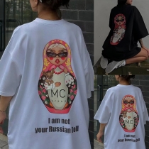 Cute Doll Printed Shirt