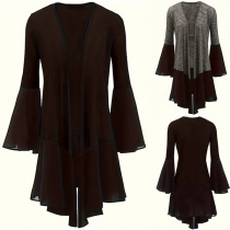 Fashion Trumpet Long Sleeve Cardigan