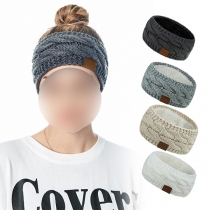 Fashion Solid Color Knitted Headband